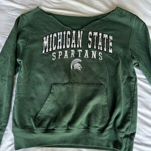 Michigan State Spartans Green Women's Top